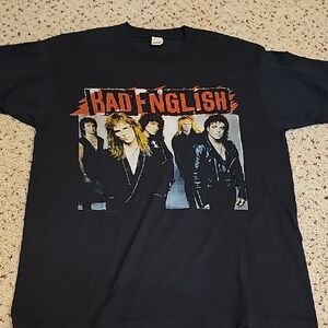 Vintage English Band Tour T-shirt